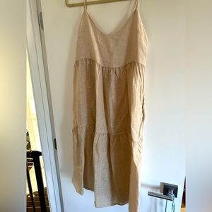 100% linen dress